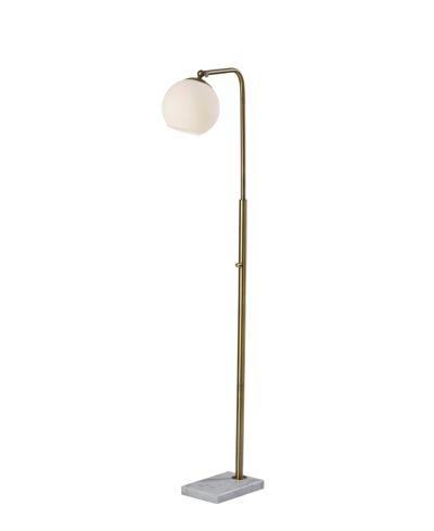 Shop Adesso Remi Floor Lamp In Brass