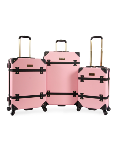 Shop Juicy Couture Kitra 3-pc Set Hardside Luggage In Pink