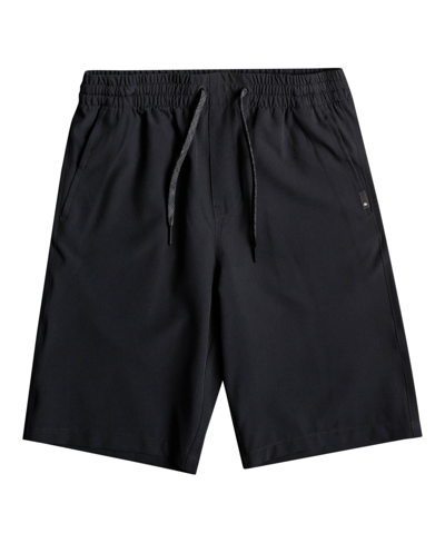 Shop Quiksilver Big Boys Ocean Elastic Amph Youth 18 Shorts In Black