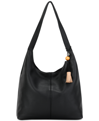 Shop The Sak Women's Huntley Leather Hobo Bag In Black
