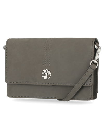 Shop Timberland Women's Rfid Leather Crossbody Bag Wallet Purse In Castlerock