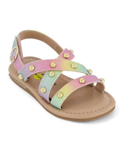 Shop Marc Fisher Toddler Girls Strappy Sandals In Rainbow