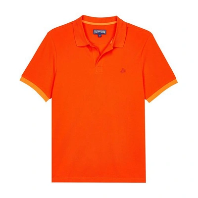 Shop Vilebrequin Cotton Pique Solid Polo Shirt In Medlar