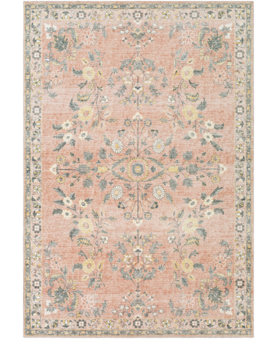 Surya Erin Ern2308 5' X 7'6" Area Rug In Rose
