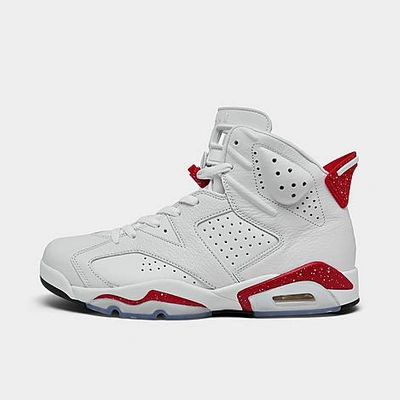 Shop Nike Jordan Air Retro 6 Basketball Shoes In White/university Red/black