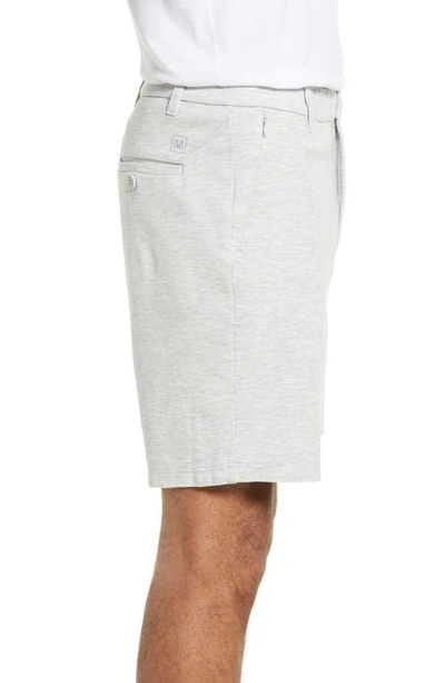 Shop Mizzen + Main Proflex Shorts In Light Gray Heather