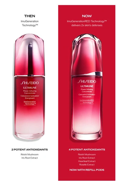 Shop Shiseido Ultimune Power Infusing Antioxidant Face Serum, 0.5 oz In Regular