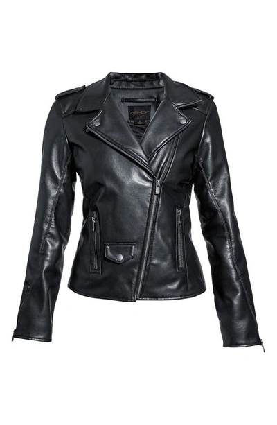 As By Df Cult Recycled Leather Fitted Jacket In Black