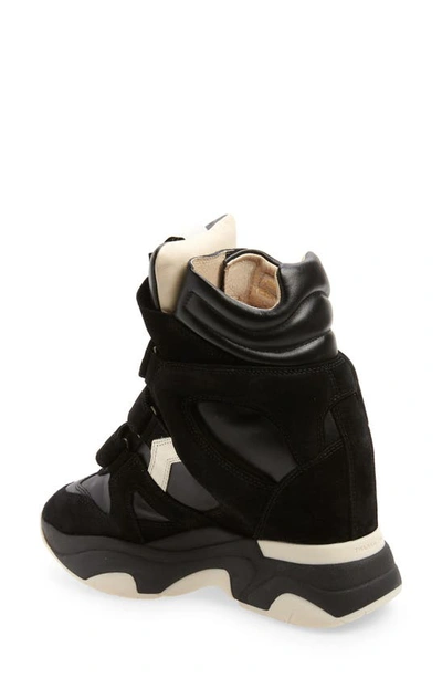 Isabel Marant High-top Sneakers With Contrast Sole And Perforated Detailing In Multi