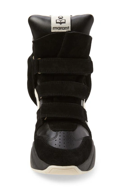 Isabel Marant High-top Sneakers With Contrast Sole And Perforated Detailing In Multi