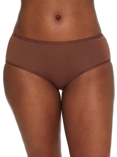 Shop Bare X Bare Necessities The Easy Everyday Cotton Hipster In Brunette