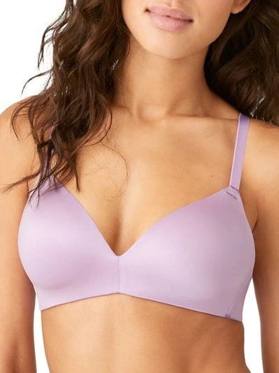 Shop B.tempt'd By Wacoal Future Foundations Wire-free Plunge T-shirt Bra In Lavender Herb
