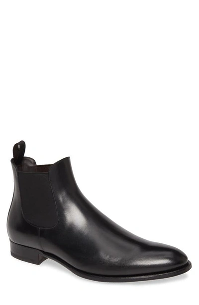 Shop To Boot New York Shelby Mid Chelsea Boot In Black Leather