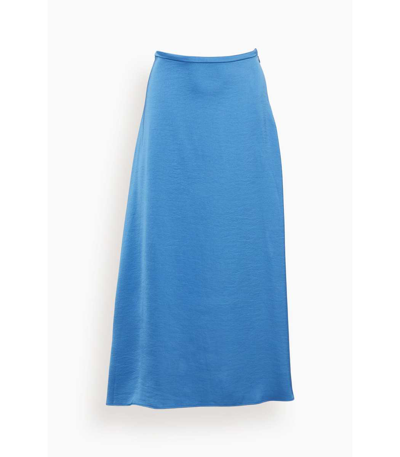 Shop Samsoe & Samsoe Andina Skirt In Ibiza Blue