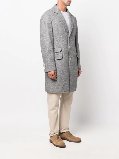 Brunello Cucinelli Wool-blend Coat In C005 Grey