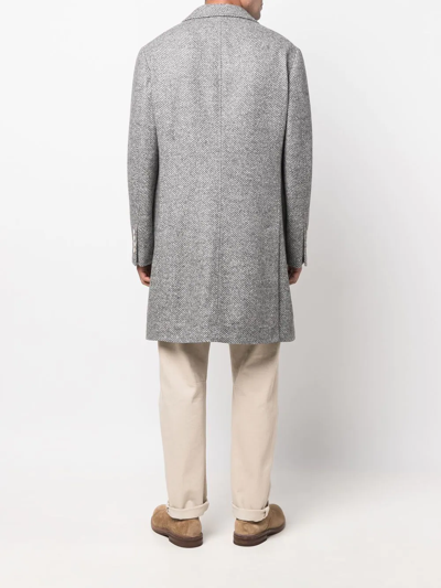 Brunello Cucinelli Wool-blend Coat In C005 Grey
