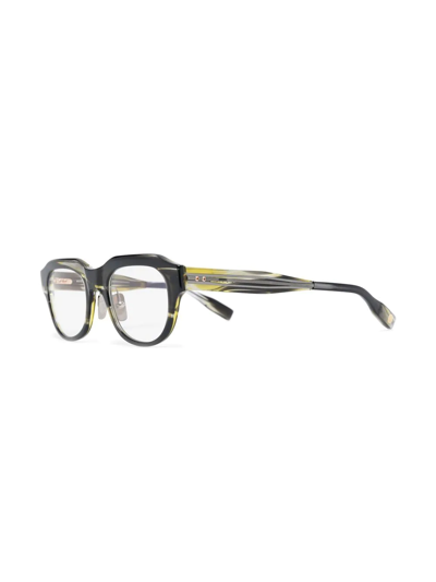 Shop Dita Eyewear Round-frame Glasses In Schwarz