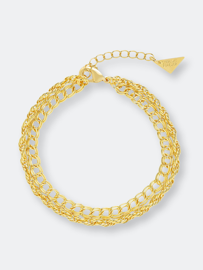 Shop Sterling Forever Hallie Bracelet In Gold