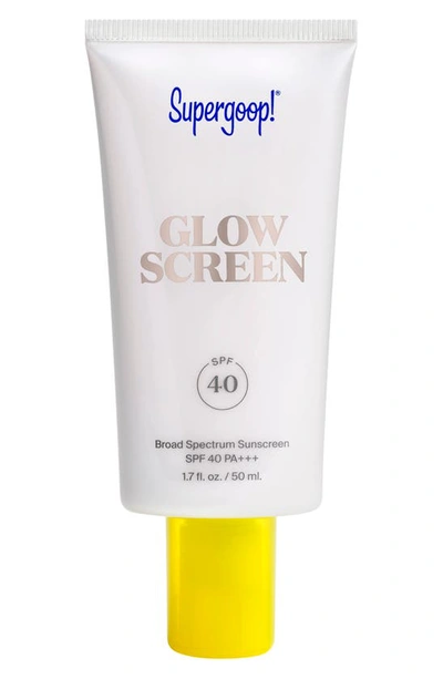 Shop Supergoop ! Glowscreen Broad Spectrum Sunscreen Spf 40, 0.68 oz