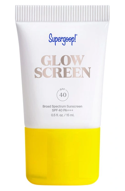 Shop Supergoop ! Glowscreen Broad Spectrum Sunscreen Spf 40, 0.68 oz