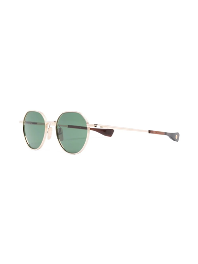 Dita Eyewear Round-frame Sunglasses In Gold