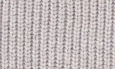 Shop Vince Camuto Asymmetric Fringe Cotton Blend Sweater In Light Heather Grey
