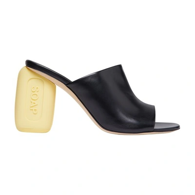 Shop Loewe Soap Sandals In Black Yellow