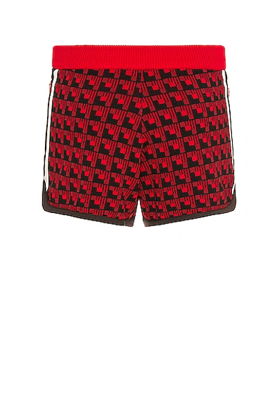 Shop Adidas Originals Knit Shorts In Multicolor