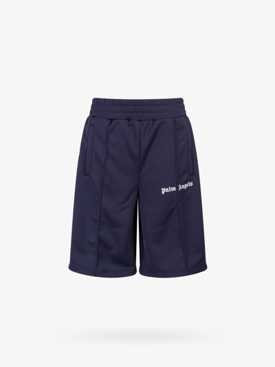 Shop Palm Angels Bermuda Shorts In Blue