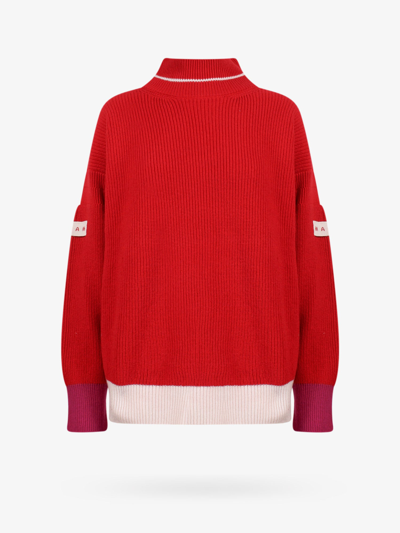 Shop Marni Sweater In Red