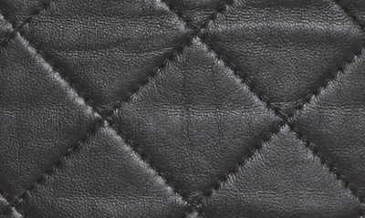 Shop Blanc Noir Leather & Mesh Moto Jacket In Black