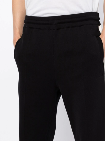 Dunhill Contarsting Side-stripe Detail Trousers In Schwarz