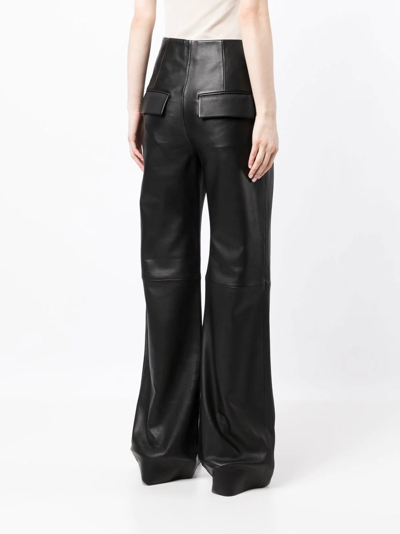 Shop Manning Cartell The Fearless Leather Trousers In Schwarz