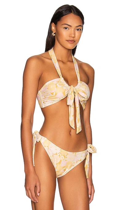 Shop Minkpink Brianna Halter Bikini Top In Multi