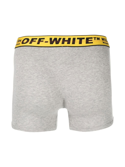 Off-white Off White Classic Industrial Tri Pack Boxer Shorts In Grey