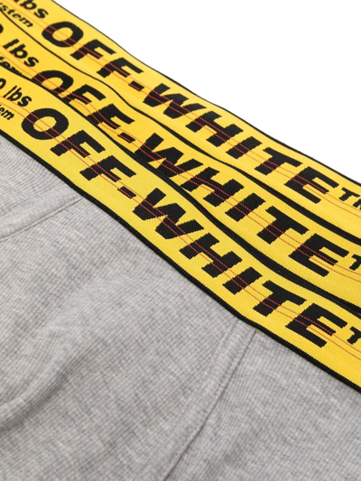 Off-white Off White Classic Industrial Tri Pack Boxer Shorts In Grey