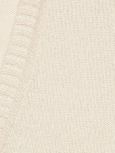 Gucci Chain-embellished Cashmere Cardigan In White