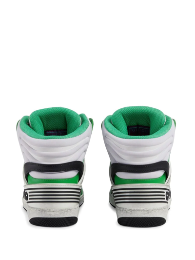 Gucci Basket Interlocking G Sneakers In Green