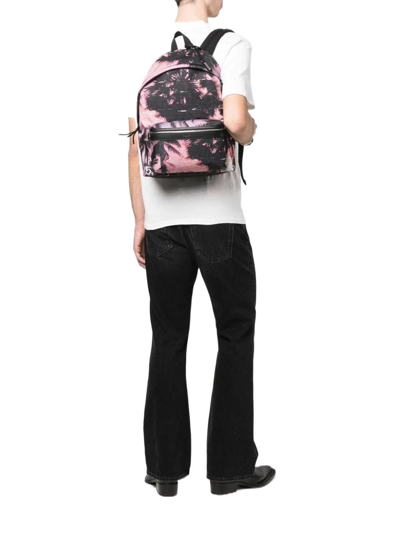 Shop Saint Laurent Men's Pink Polyamide Backpack