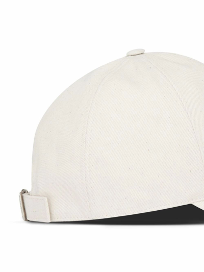 Shop Saint Laurent Women's White Cotton Hat