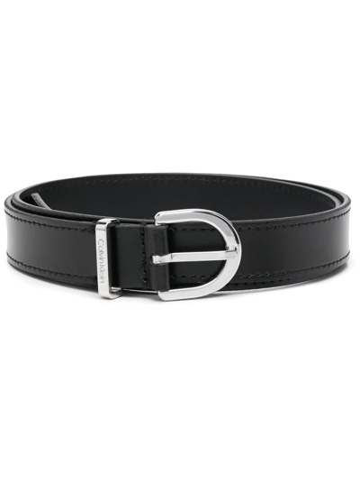 Shop Calvin Klein Buckle-fastening 25mm Belt In Schwarz