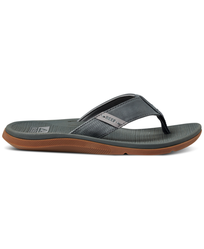 Shop Reef Men's Santa Ana Padded & Waterproof Flip-flop Sandal In Grey