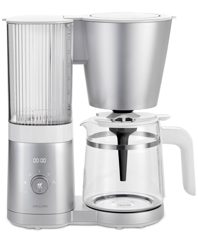 Shop Zwilling Enfinigy Glass Drip Coffee Maker In Silver