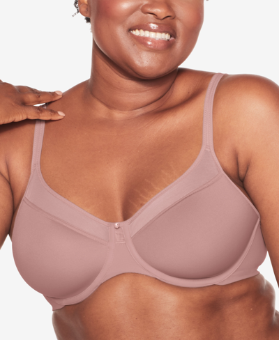 Shop Bali One Smooth U Ultra Light Shaping Underwire Bra 3439 In Misted Rose