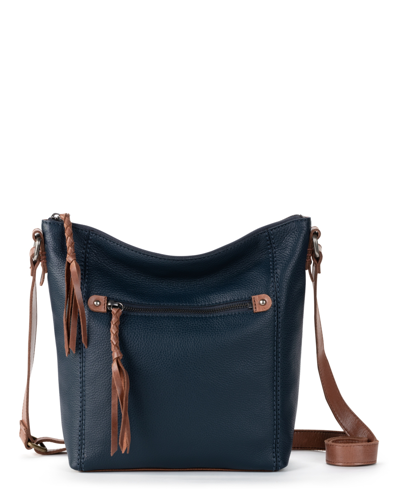 The Sak Ashland Leather Crossbody Bag In Indigo
