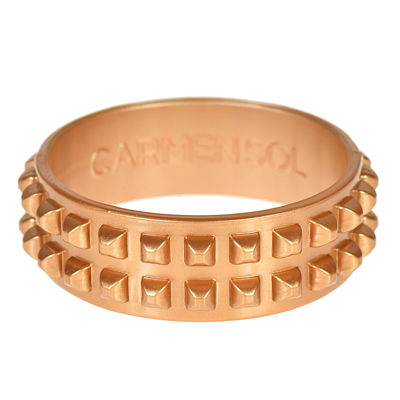 Shop Carmen Sol 2 Borchietta Bracelet In Rose Gold
