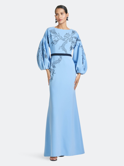 Shop Sachin & Babi Aria Gown Dress In Blue