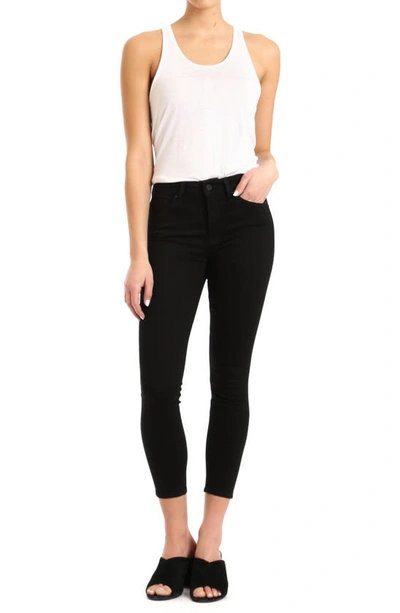 Shop Mavi Jeans Tess Super Skinny Jeans In Double Black Tribeca