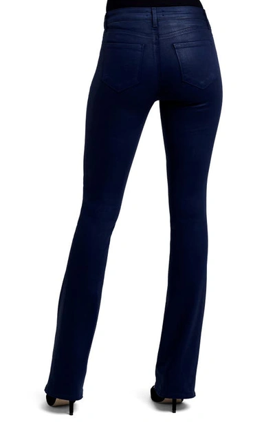 Shop L Agence Selma High Waist Baby Boot Jeans In Galactic Coated