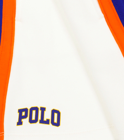 Shop Polo Ralph Lauren Logo Jersey Skirt In Deckwash White